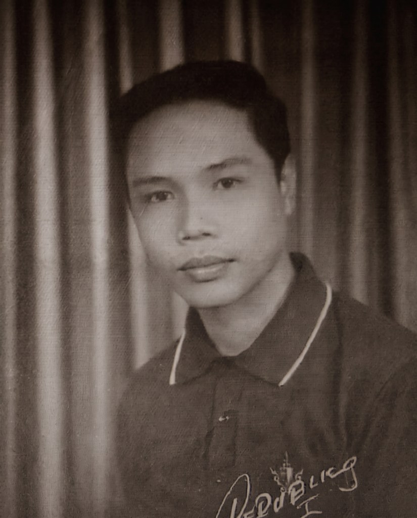 Restored vintage portrait photo of a popular Tour of Luzon cyclist
